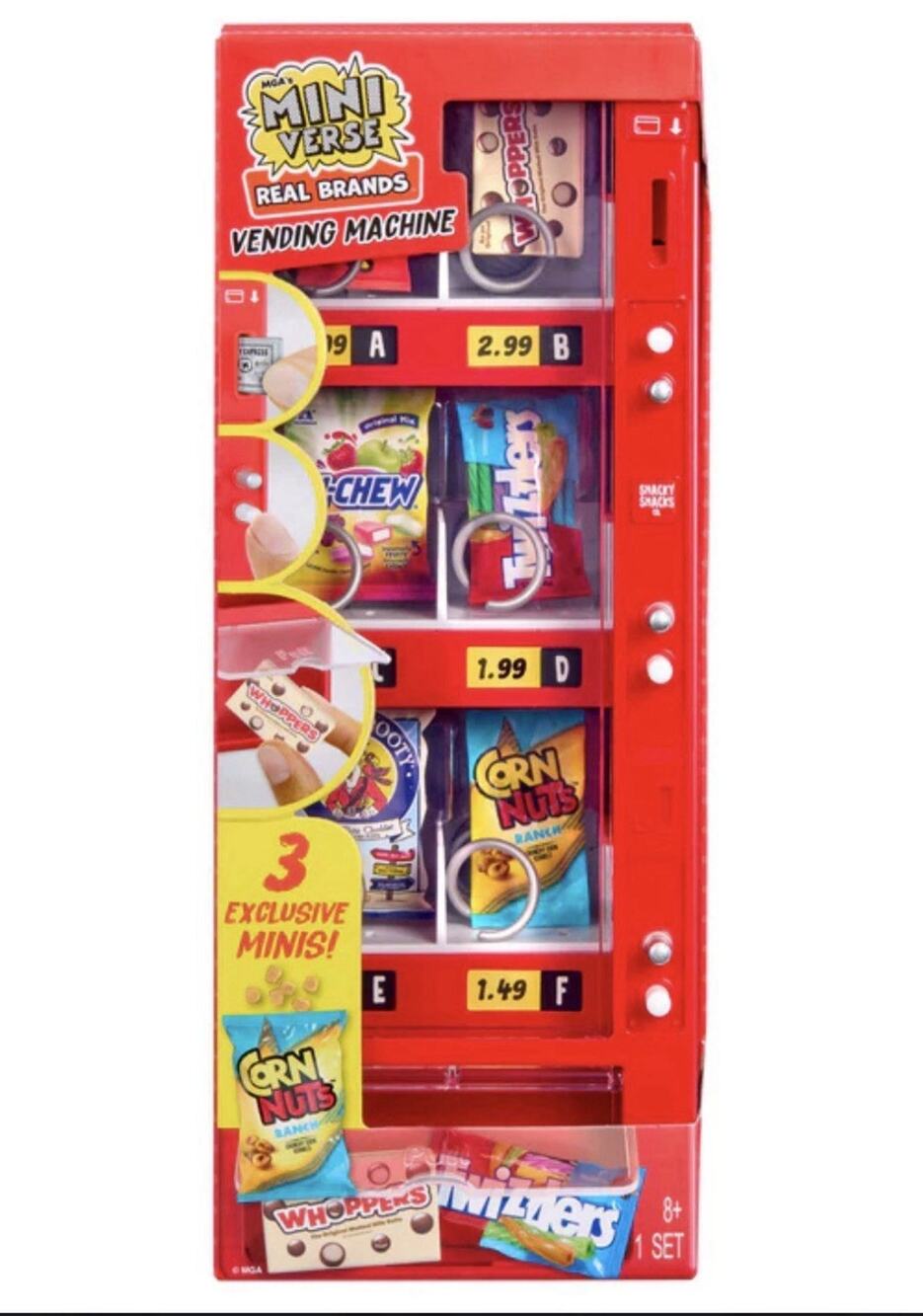 MGA's Miniverse Real Brands VENDING MACHINE RED TEAL | NEW SEALED | You CHOOSE